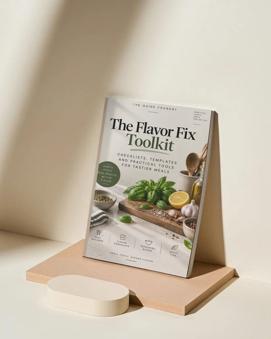 The Flavour Rescue Toolkit — bonus toolkit
