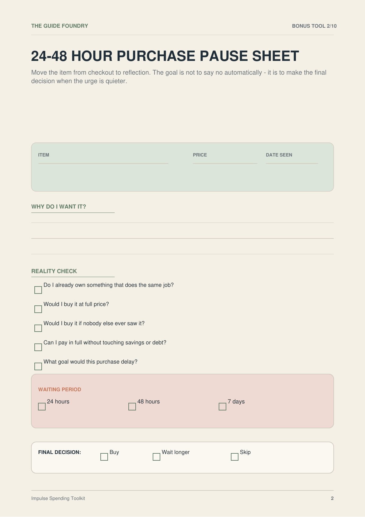 Toolkit, page 2