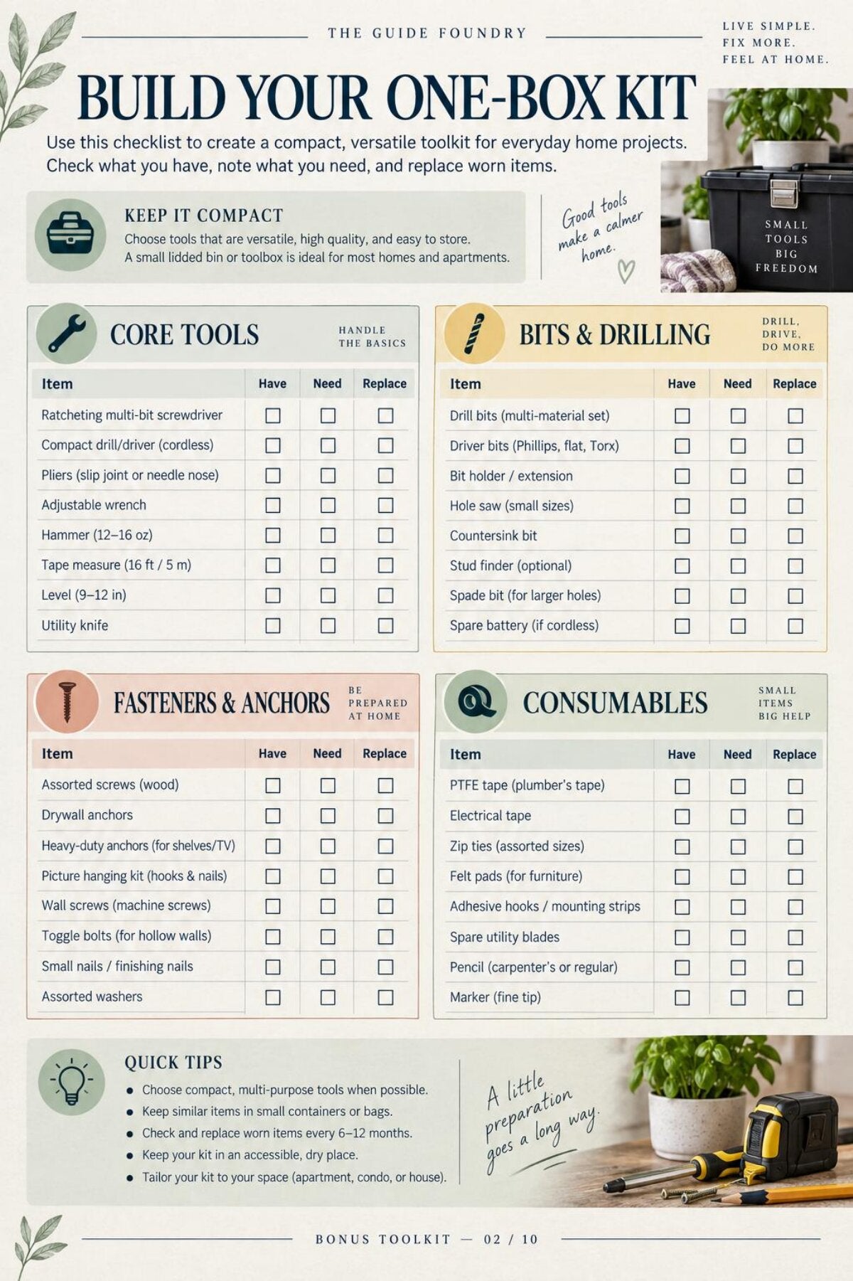Toolkit, page 2