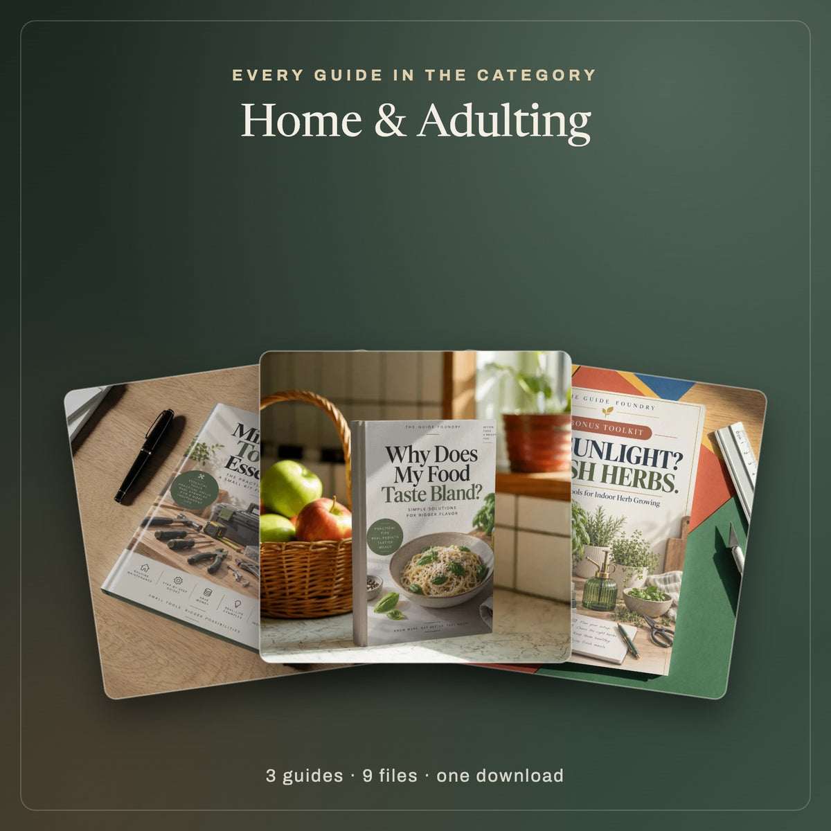 Every Home and Adulting guide in one bundle