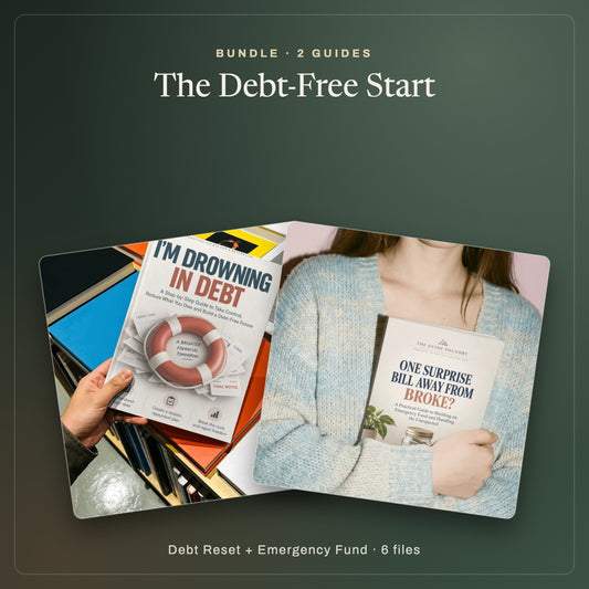 The Debt-Free Start bundle: Debt Reset and Emergency Fund guides