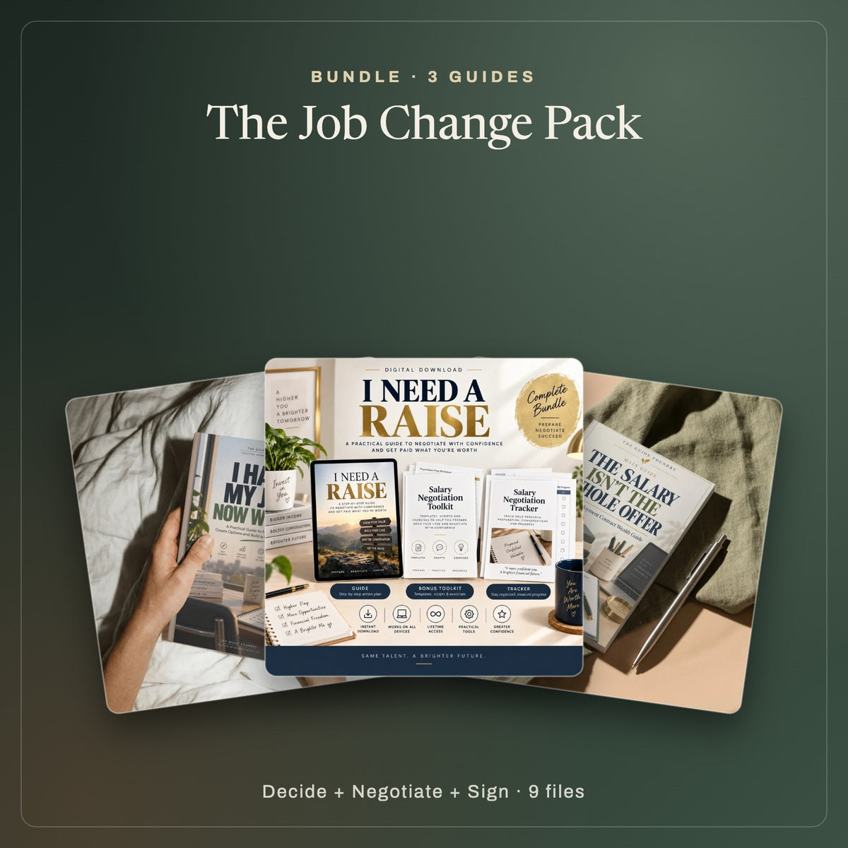 The Job Change Pack: career reset, salary negotiation and job offer guides