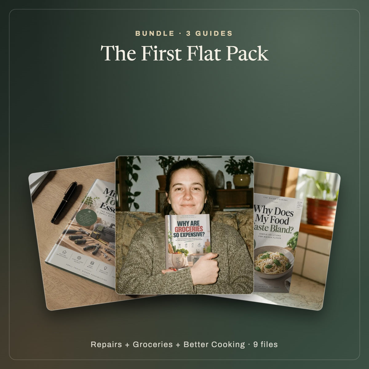 The First Flat Pack: repairs, grocery budget and bland food guides